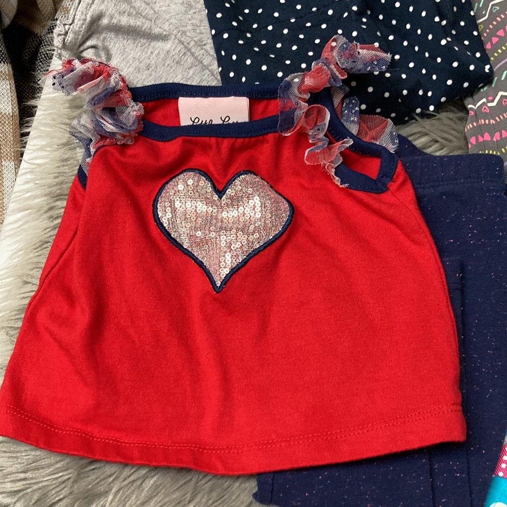 Bundle of 10 pieces of girls clothing size 18 months - Picture 3 of 7
